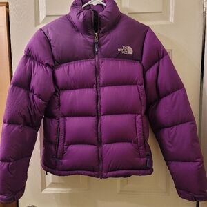 The North Face 700 Purple Puffer Jacket